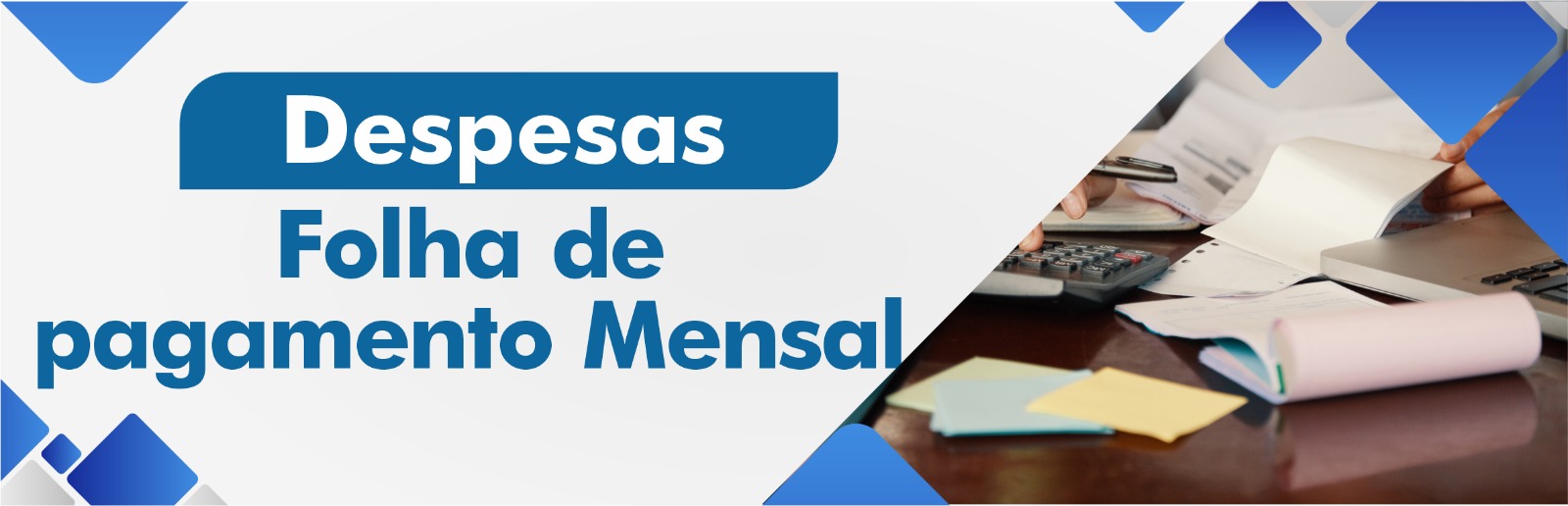 Despesas Folha de Pagamento Mensal
